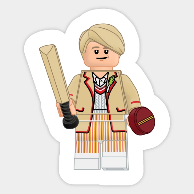 Lego Fifth Doctor Sticker by ovofigures